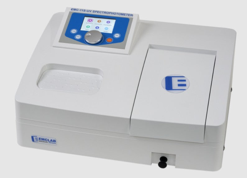 EMCLAB EMC-11S-UV Spectrophotometer, single beam, Wavelength 200-1000 nm