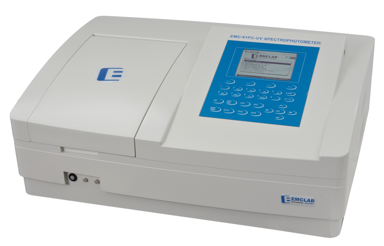 EMCLAB EMC-61PC-UV Spectrophotometer, double beam, Wavelength 190-1100 nm, Bandwidth 1,8 nm