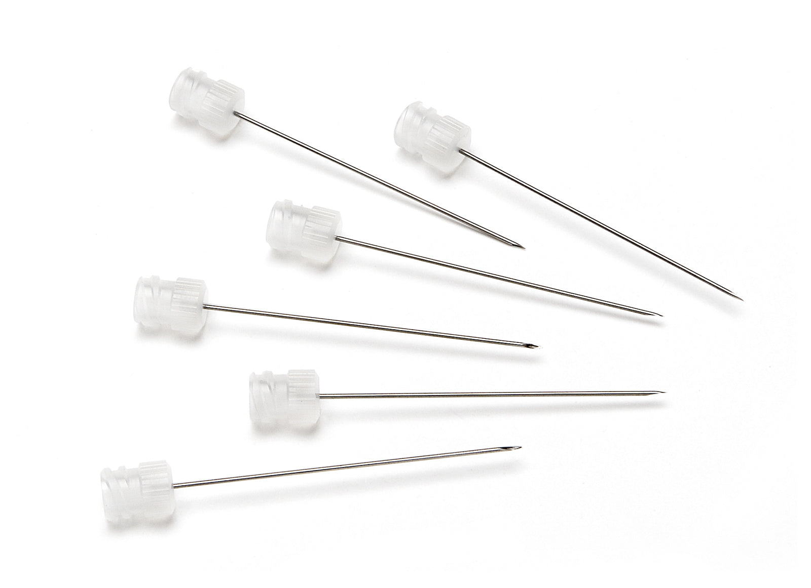 11 gauge, Kel-F Hub NDL, custom length (0.375 to 12 in), point style 5 or AS, 6/PK