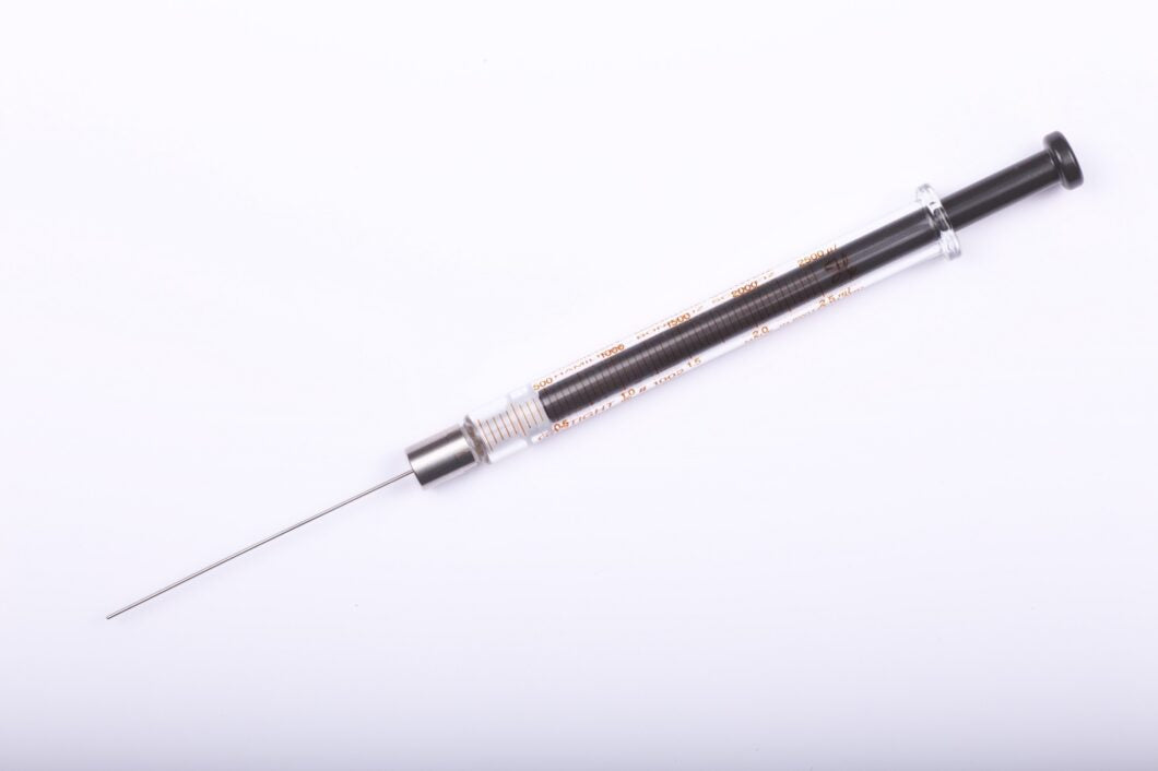 2.5 mL, Model 1002 GF HDHT Headspace SYR, Glue Free NDL, 23 ga, point style 5