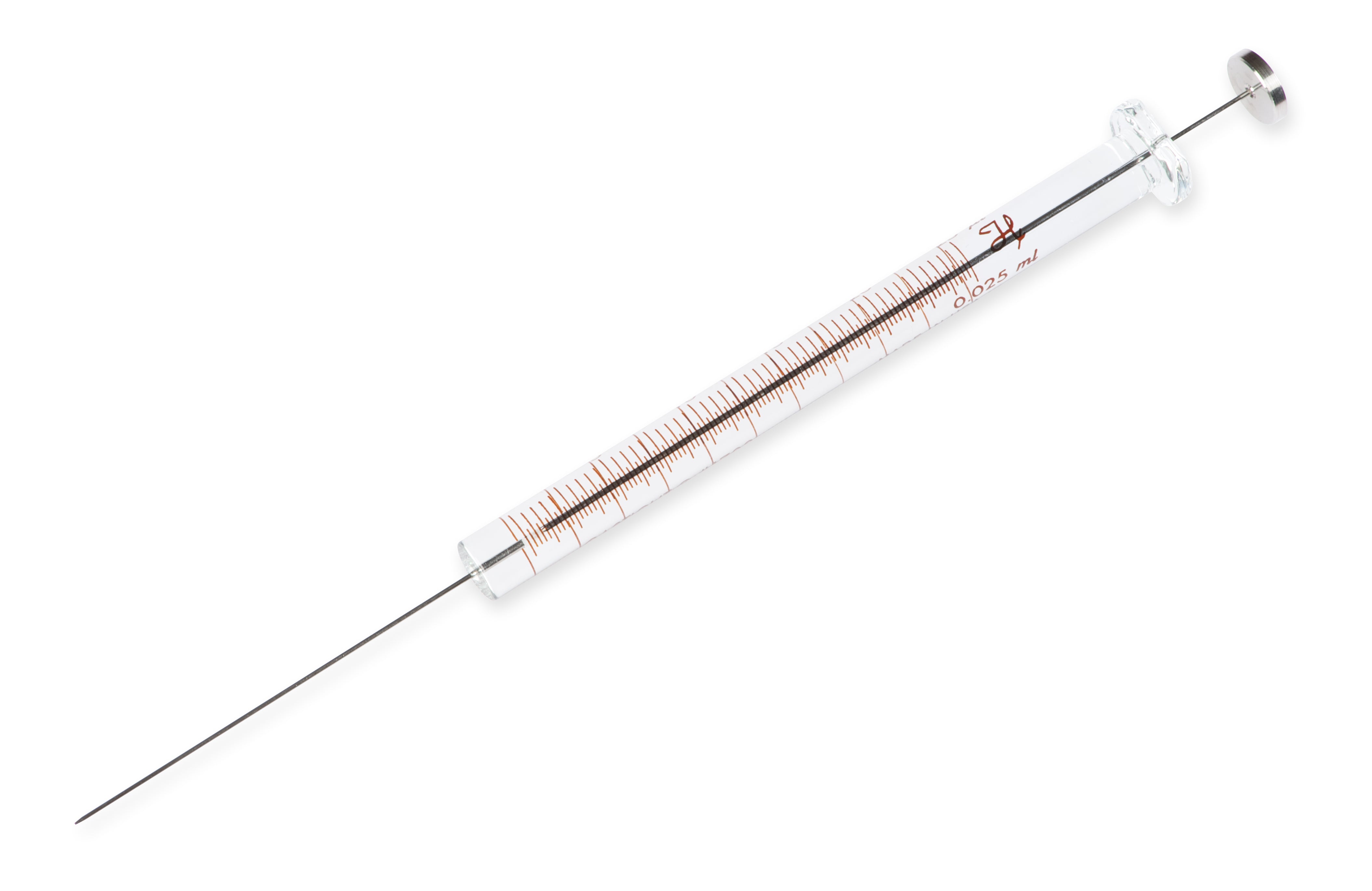 25 µL, Model 1702 N CTC SYR (7.9 mm), S-Line, Cemented Needle, 23 ga, point style AS