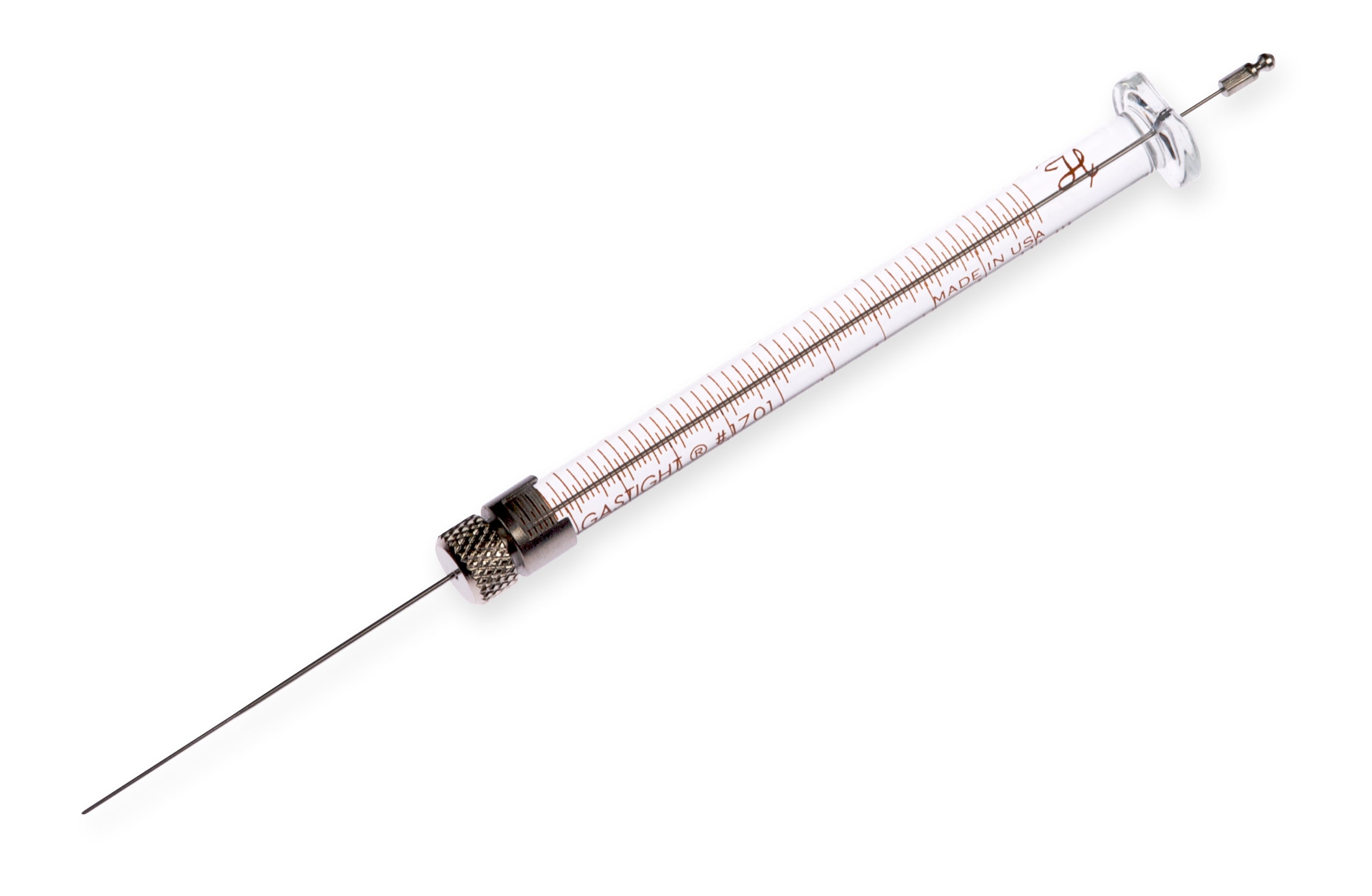 10 µL, Model 1701 RN Agilent SYR, Small Removable NDL, 23s-26s ga, 1.71 in, point style AS