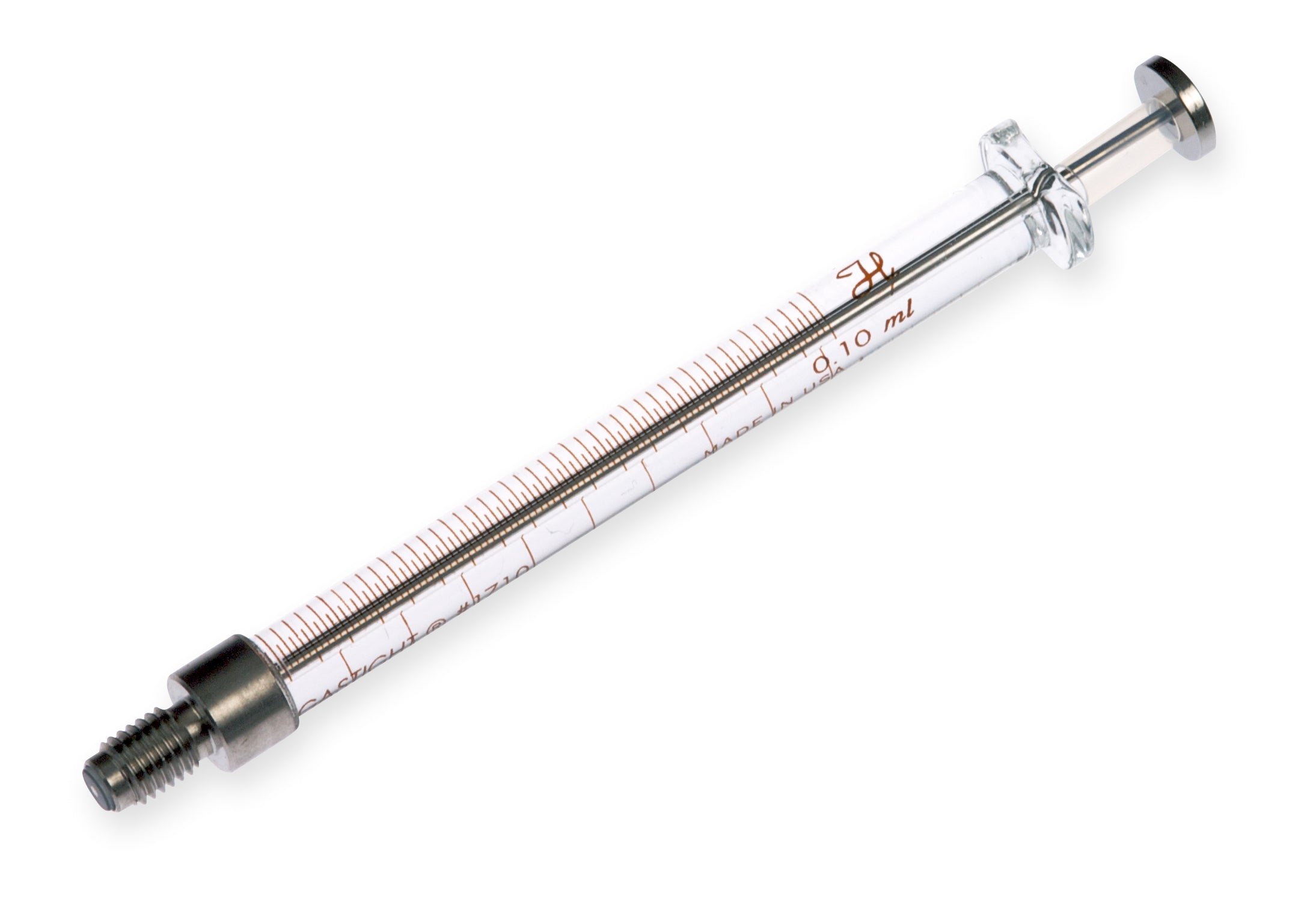 100 µL, Model 1710 CX SYR, 1/4-28 Threads