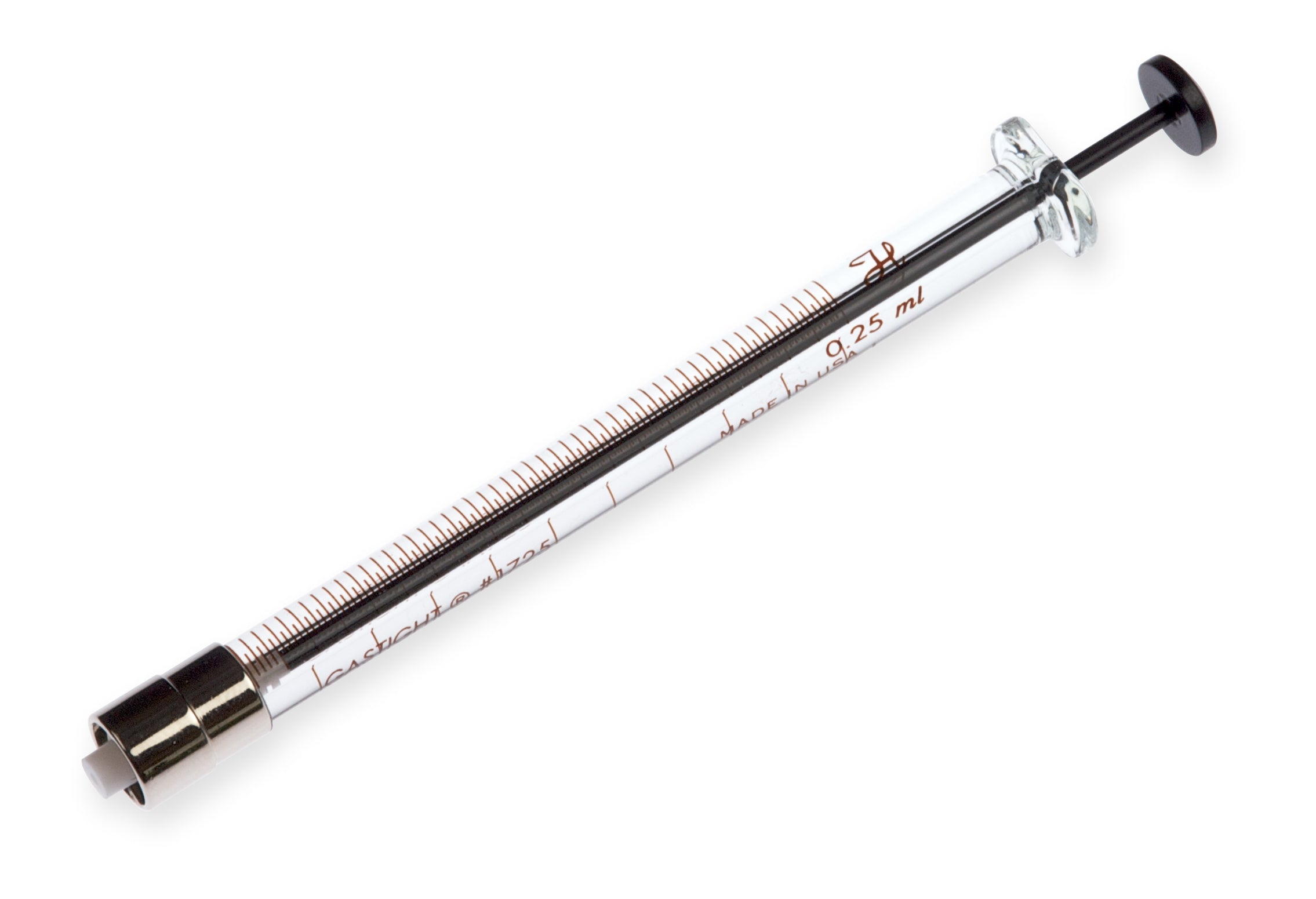 250 µL, Model 1725 TLL SYR, NDL Sold Separately, Autoclavable