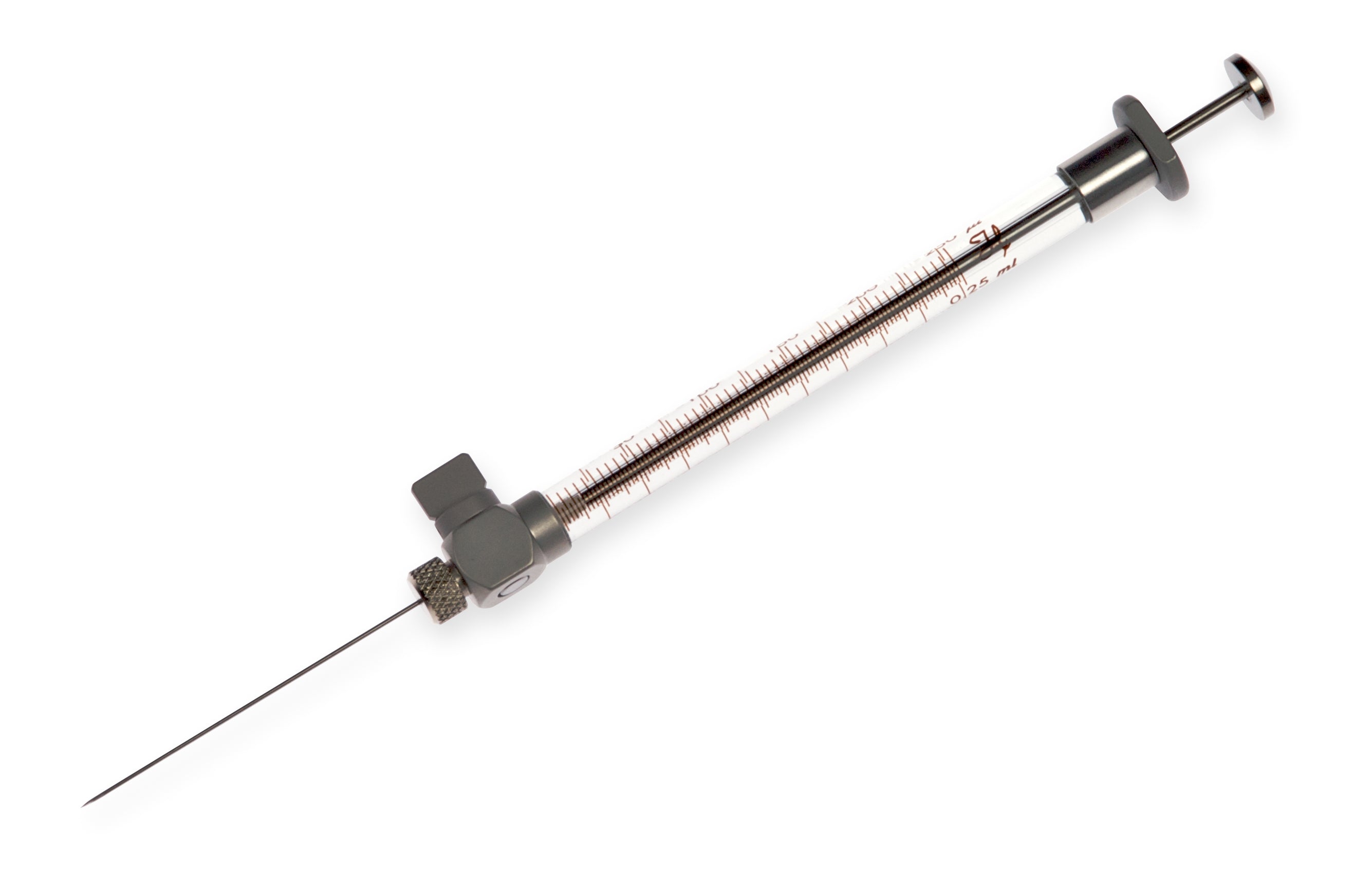 250 µL, Model 1725 SL SYR, Large Removable NDL, 22s ga, 2 in, point style 2