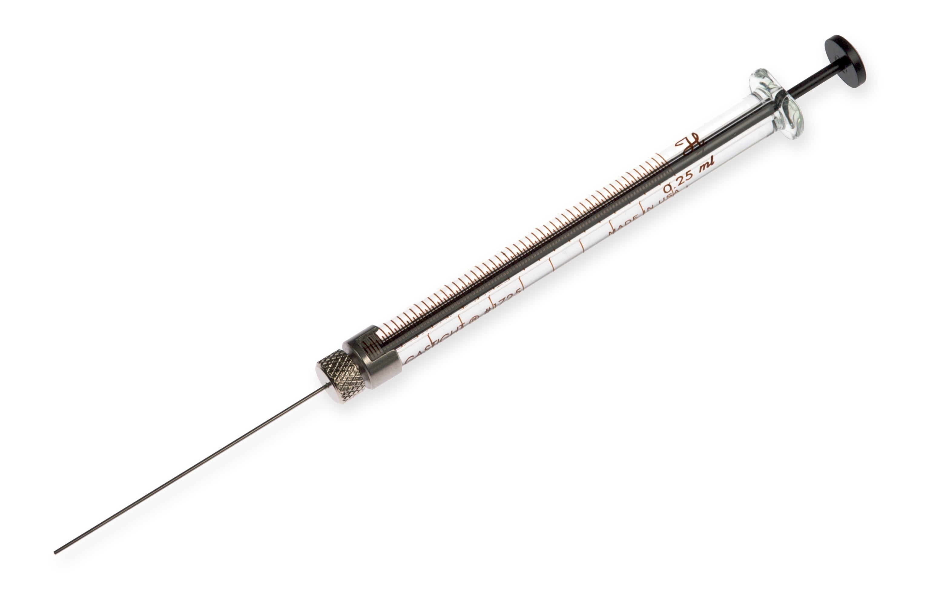 250 µL, Model 1725 RN SYR, Large Removable NDL, 22 ga, 2 in, point style 3