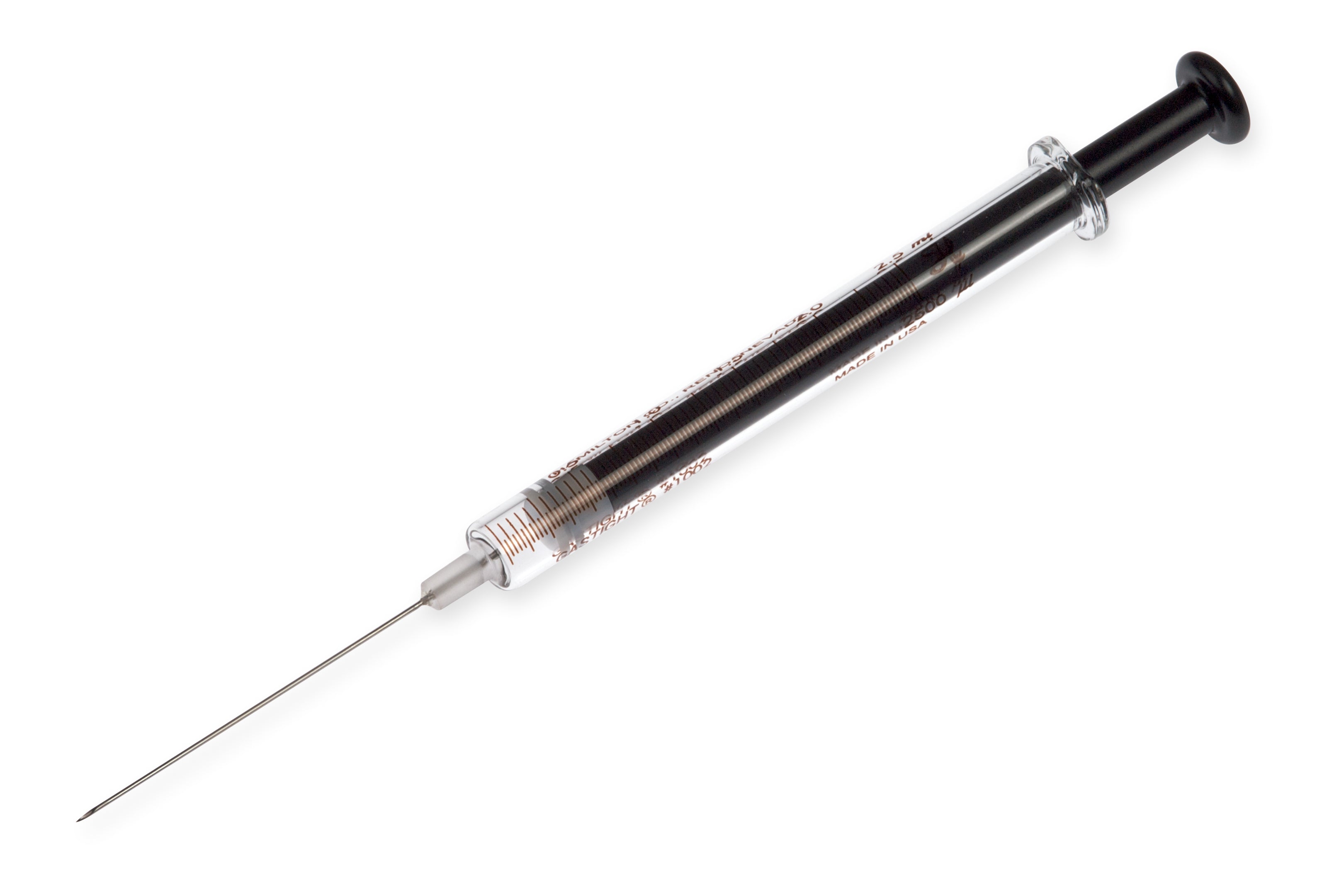2.5 mL, Model 1002 LTN SYR, Cemented NDL, 22 ga, 2 in, point style 2