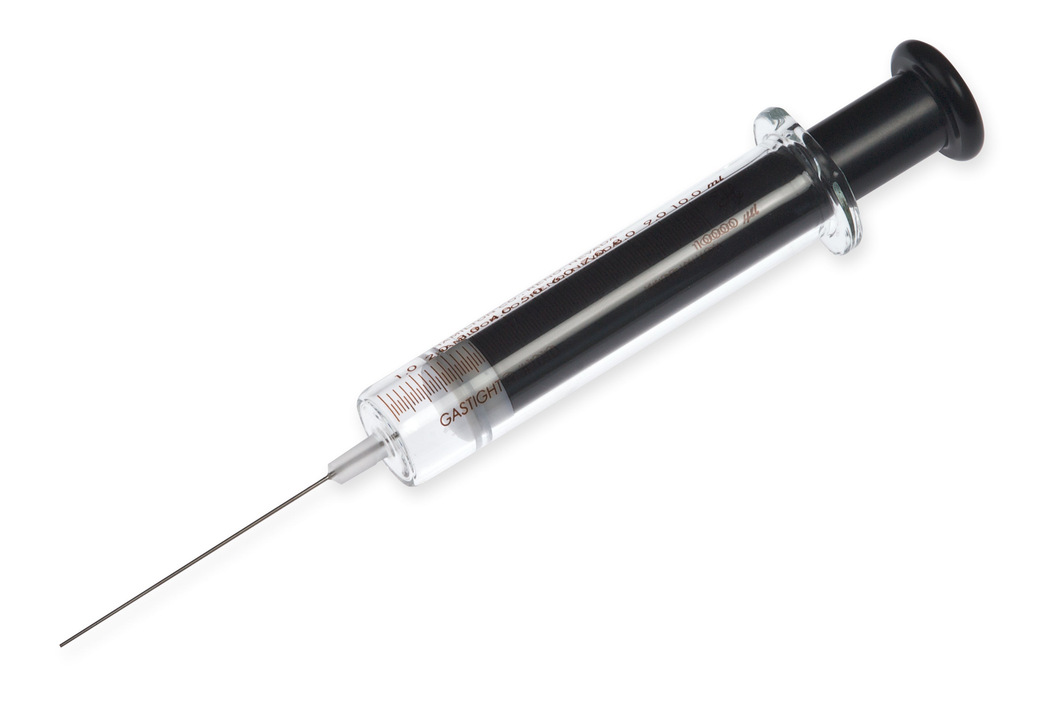 10 mL, Model 1010 LTN SYR, Cemented NDL, 22 ga, 2 in, point style 3