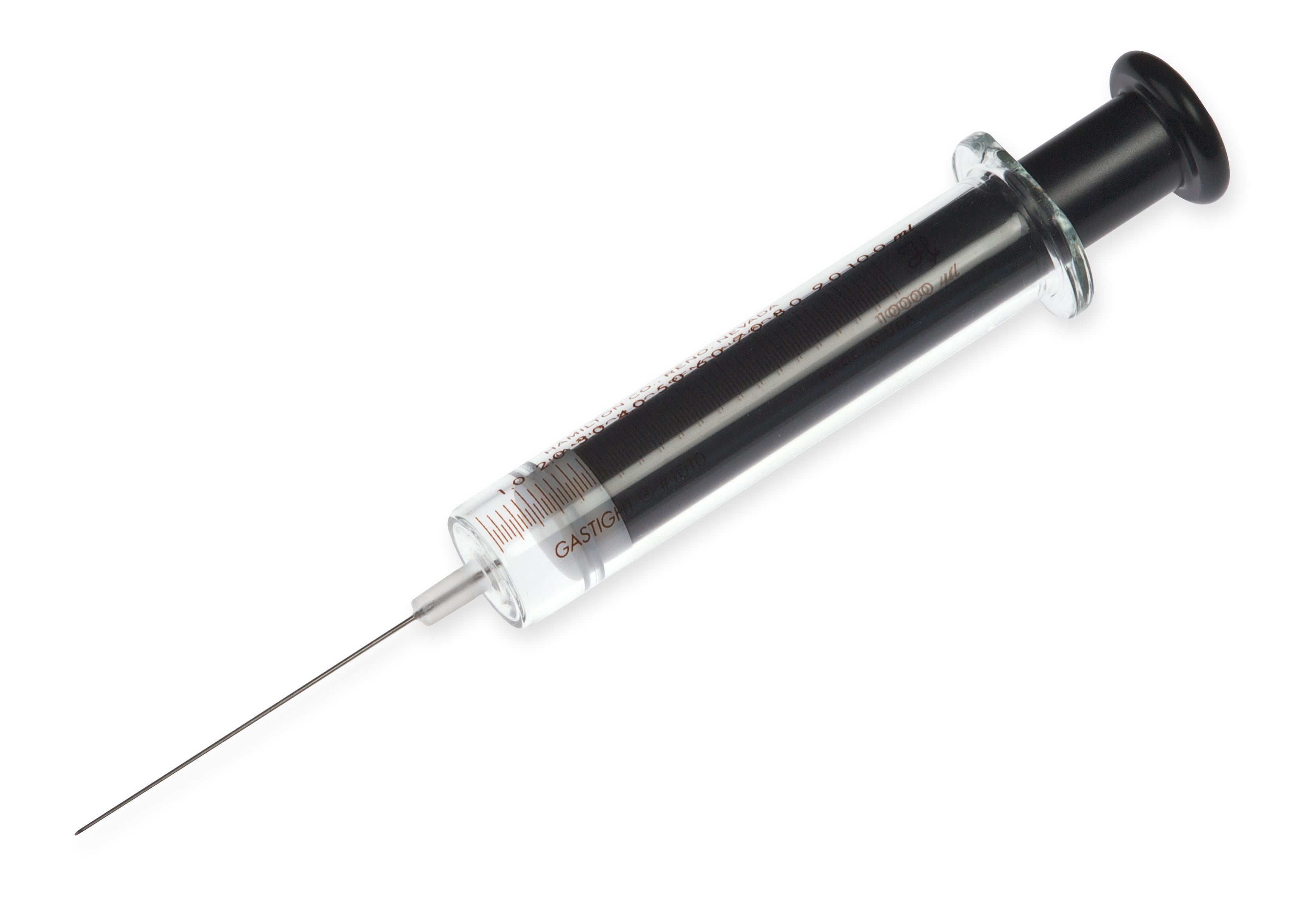 10 mL, Model 1010 LTN SYR, Cemented NDL, 22 ga, 2 in, point style 5