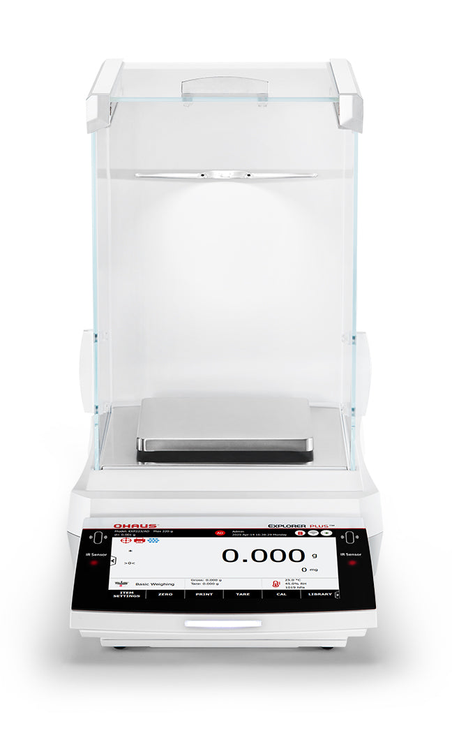 Ohaus EXPLORER PLUS™ Precision Balances with Autodoor